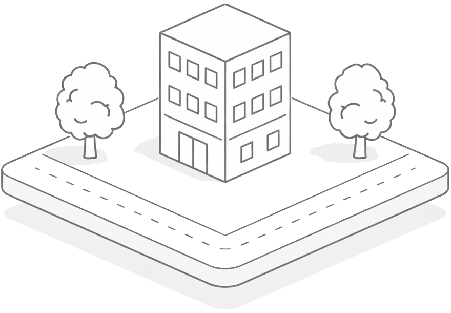 Verkkotoimipaikka platform illustration
